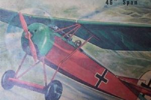 Veron Fokker DVIII - 46 inch Parts set