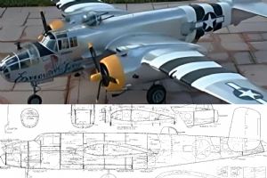 Browse B-25 Mitchell PLAN (Available in 2 Scales) - Ziroli