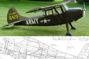Browse Cessna Bird Dog L-19 Plans - 2 scales