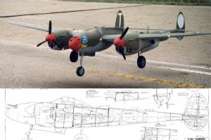 P-38 Lightning plan by Ziroli