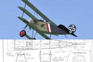 Ron Weiss DR-1 Triplane 1/3 Scale Triplane Plan by Ziroli