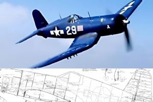Browse PLANS - F4U Corsair - 1/4 scale Don Smith