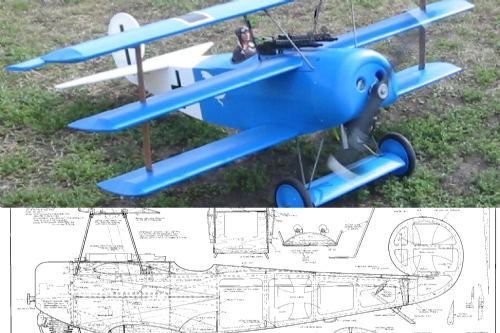 Fokker Dr-1 plans by Ziroli