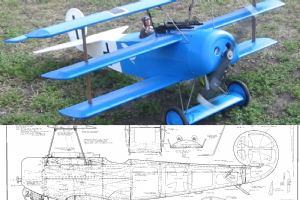 Fokker Dr-1 plans by Ziroli