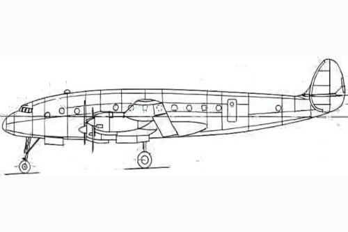Lockhead Constellation by Don Smith PLAN