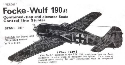 Veron FW190 CL Stunter