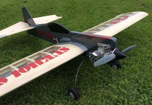 Sukhoi 26 48 inch CL Stunt - Parts Set and plan