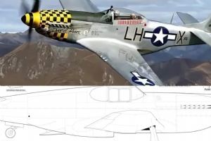 Browse P-51 Mustang plan 1/4 Scale - Don Smith