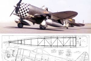 P-47 Thunderbolt 92 inch PLAN - Ziroli