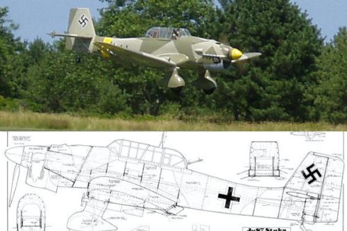 Ju87B and D/G Stuka Plan by Ziroli