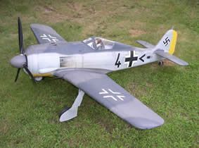 Focke Wulf FW190 90.5" and 113" by Vailly - Parts Set
