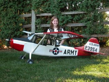 Cessna L-19 Bird Dog 27% Parts Set by Hostetler