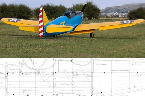 Fairchild PT-19 plans set - Hostetler