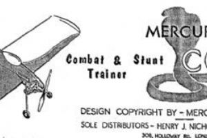 Mercury Cobra CL Stunt - Parts Set and plan