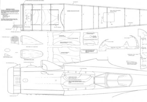 Focke Wulf TA152H Plan set - 1/5th & 1/6th scale