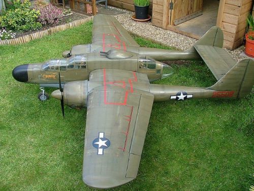 P-61 Black Widow - Parts Set by Ziroli