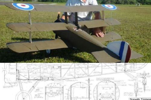 Plans for Ziroli Sopwith Triplane